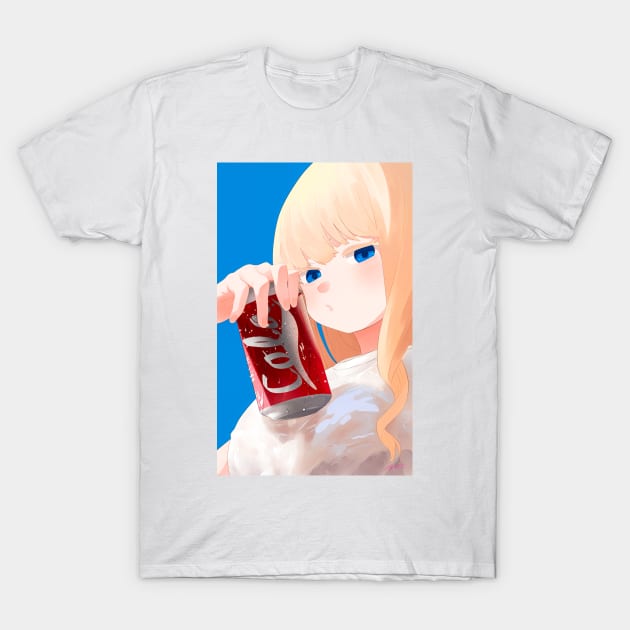 Cola Girl T-Shirt by nagare017